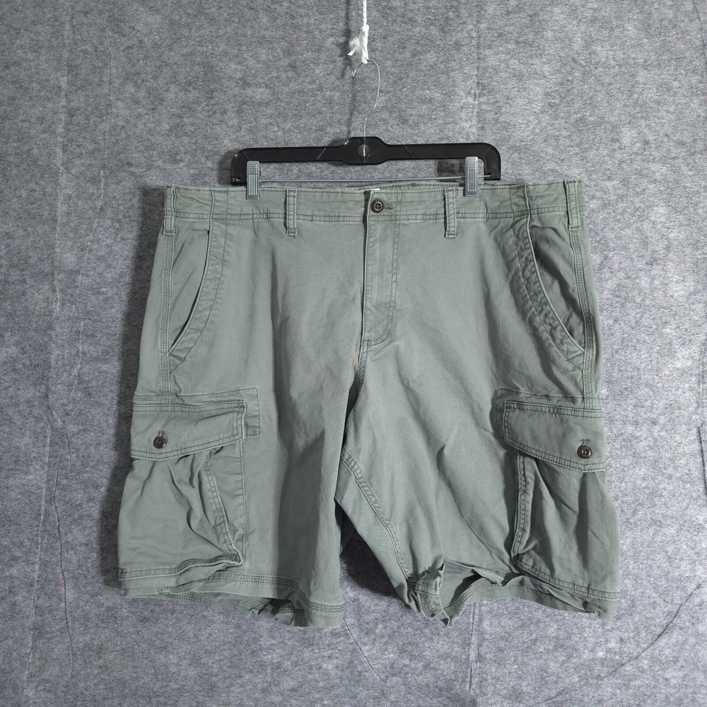 Gap Cargo Shorts Men's 4o Green Cotton Vintafli Solid Pockets VTG Carpenter Y2K - Picture 1 of 16